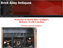 Tablet Screenshot of brickalleyantiques.com